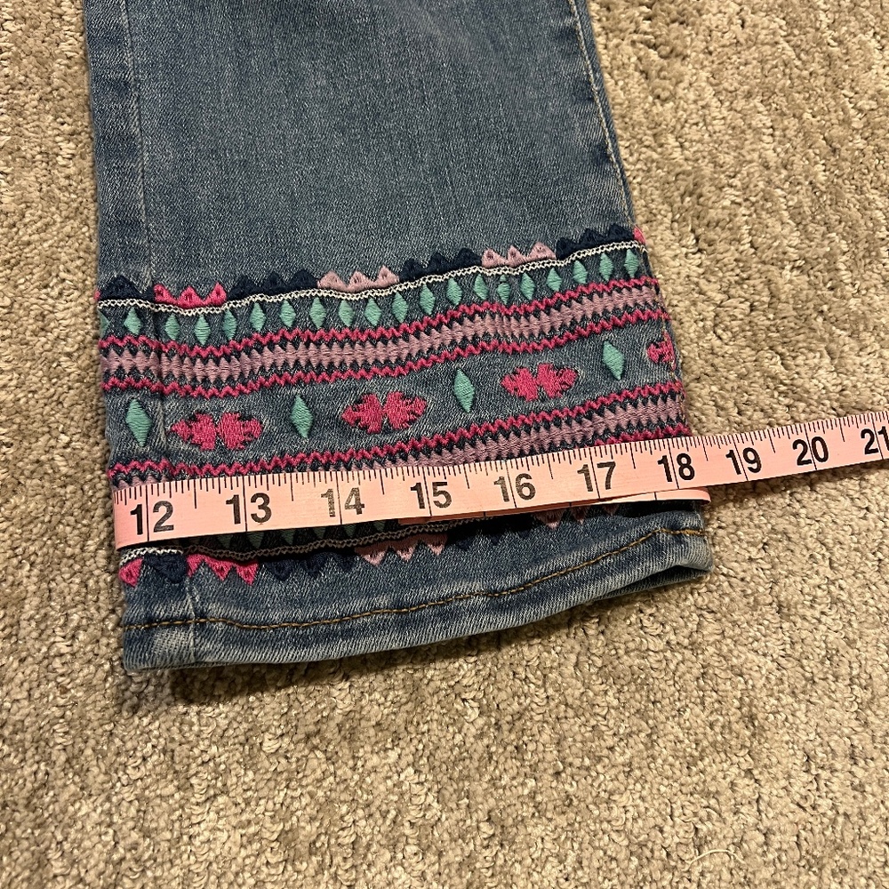 Jag Embroidered Denim Sz 10 - Picture 10 of 11